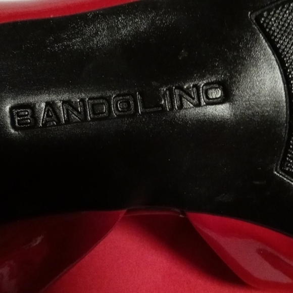 Bandolino slingback sandal dark red size 7 - Picture 8 of 9